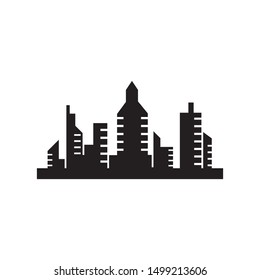 City skyline, city silhouette vector illustration in flat design