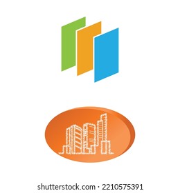 City skyline, city silhouette vector illustration in flat design