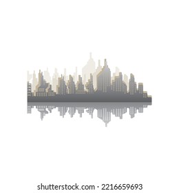 City skyline silhouette. vector illustration design