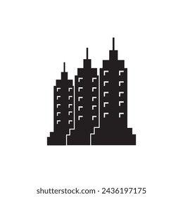 City skyline, city silhouette vector illustration in flat design