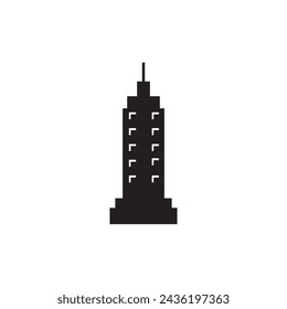 City skyline, city silhouette vector illustration in flat design