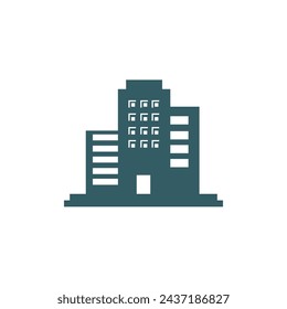 City skyline, city silhouette vector illustration in flat design