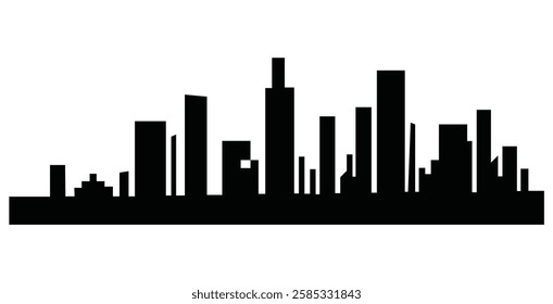 City Skyline Silhouette Vector illustration
