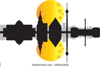 city skyline of Stuttgart in Germany