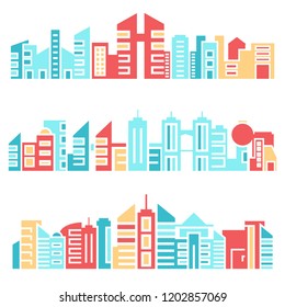 city skyline vector