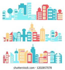 city skyline vector