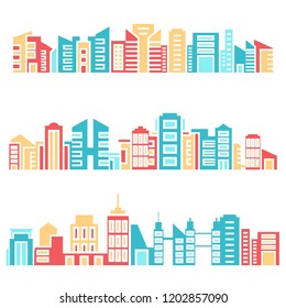 city skyline vector