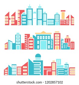city skyline vector