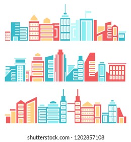 city skyline vector