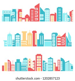 city skyline vector