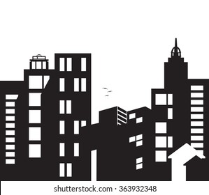 City skyline vector