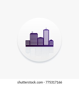 City Skyline Vector Icon