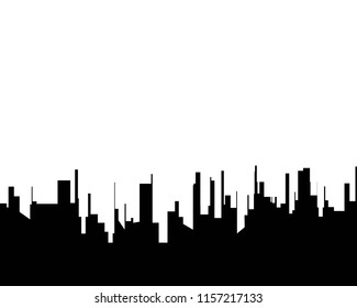 
CITY SKYLINE vector illustration