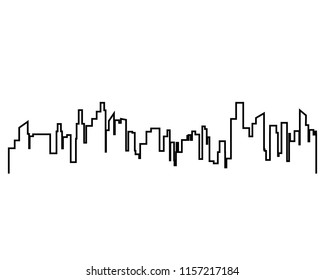 
CITY SKYLINE vector illustration