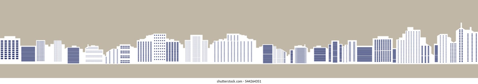 City skyline vector illustration