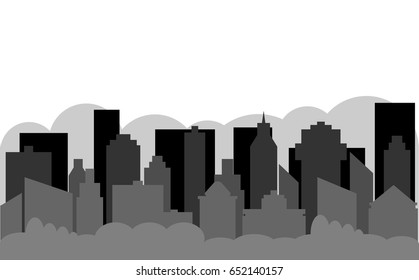 City skyline vector illustration