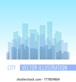 City skyline vector illustration