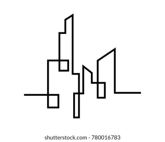 city skyline vector illustration