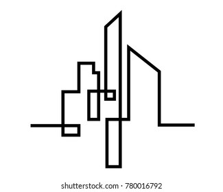city skyline vector illustration
