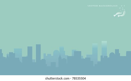 City skyline, vector illustration