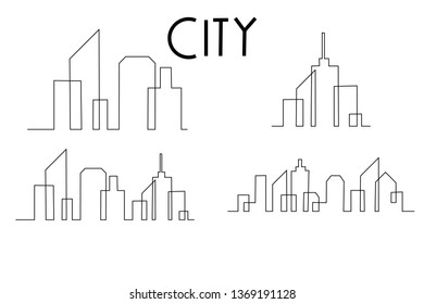 city skyline vector illustration design