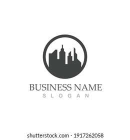 city skyline vector illustration template design