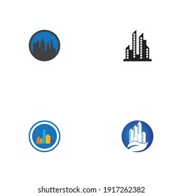 city skyline vector illustration template design