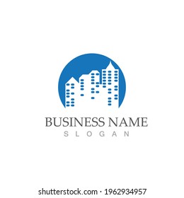 city skyline vector illustration template design