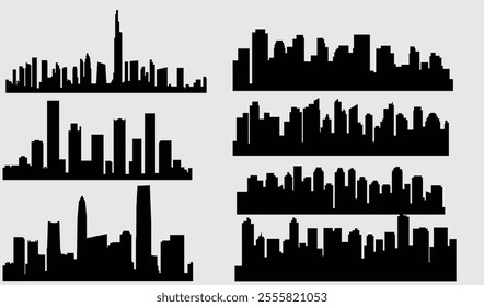 City Skyline Vector Pack for Graphic Designers