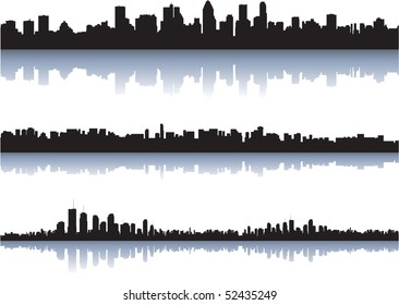 Skylines Vector City Illustration Stock Vector (Royalty Free) 531963727 ...