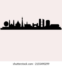 City Skylines of Munich, Germany