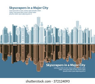 city skylines. vector illustration