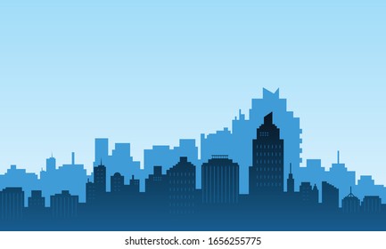 City skyscraper in the daytime. Urban landscape