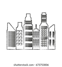 city skyscrapers building town urban architecture