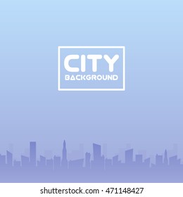 City of skyscrapers horizontal seamless pattern. Architecture urban building, structure house cityscape, vector illustration