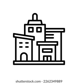 icono del espacio de la ciudad para tu diseño de sitio web, logotipo, aplicación, interfaz de usuario.