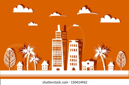 city street background