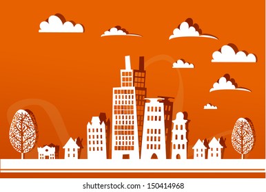 city street background