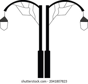 Ilustración vectorial de la calle urbana