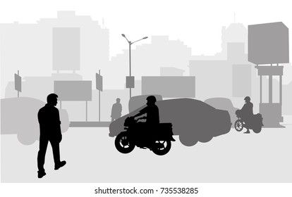 City Street- Vector