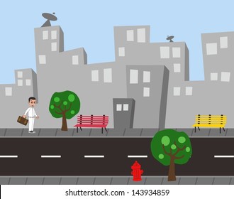 city street view