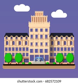 City streets, vector illustration