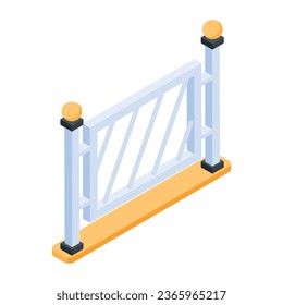 City Structures and Items Isometric Illustrations 


