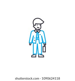 City style clothing vector thin line stroke icon. City style clothing outline illustration, linear sign, symbol isolated concept.