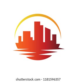 City And Sunset Logo
