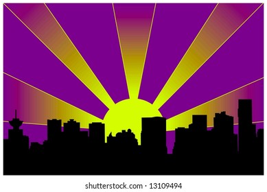 city sunshine