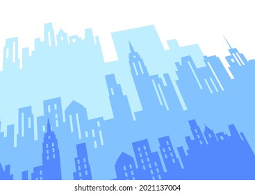 city ​​silhouette symbol 3d rendering