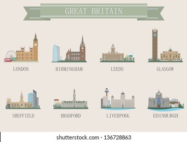 City symbol. UK