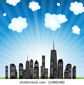 City t. Vector illustration