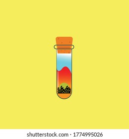 a city that is put in a bottle